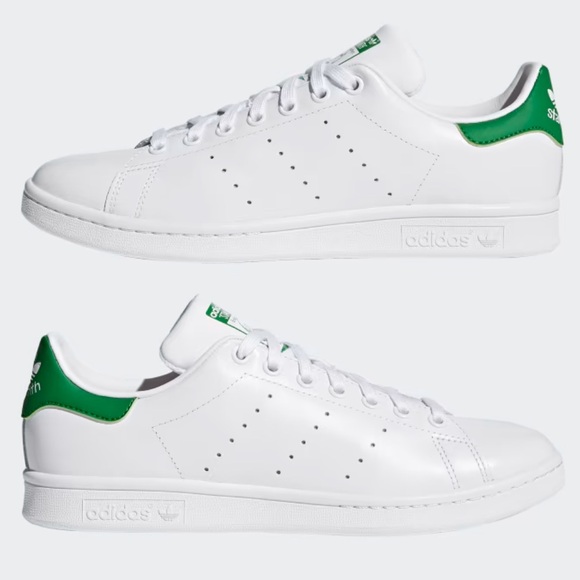 Ultimate Classic Original Cloud White/Green Stan Smith Adidas Shoes Sneakers 8.5 - Picture 9 of 9